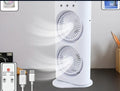 Three-Hole Spray Charging Fan – Powerful Dual-Head Air Cooler | Velvet Wheels