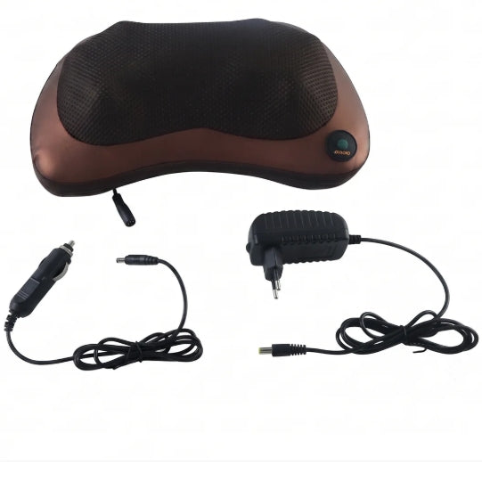 Professional Massage Pillow – Heat & Rollers | Velvet Wellness